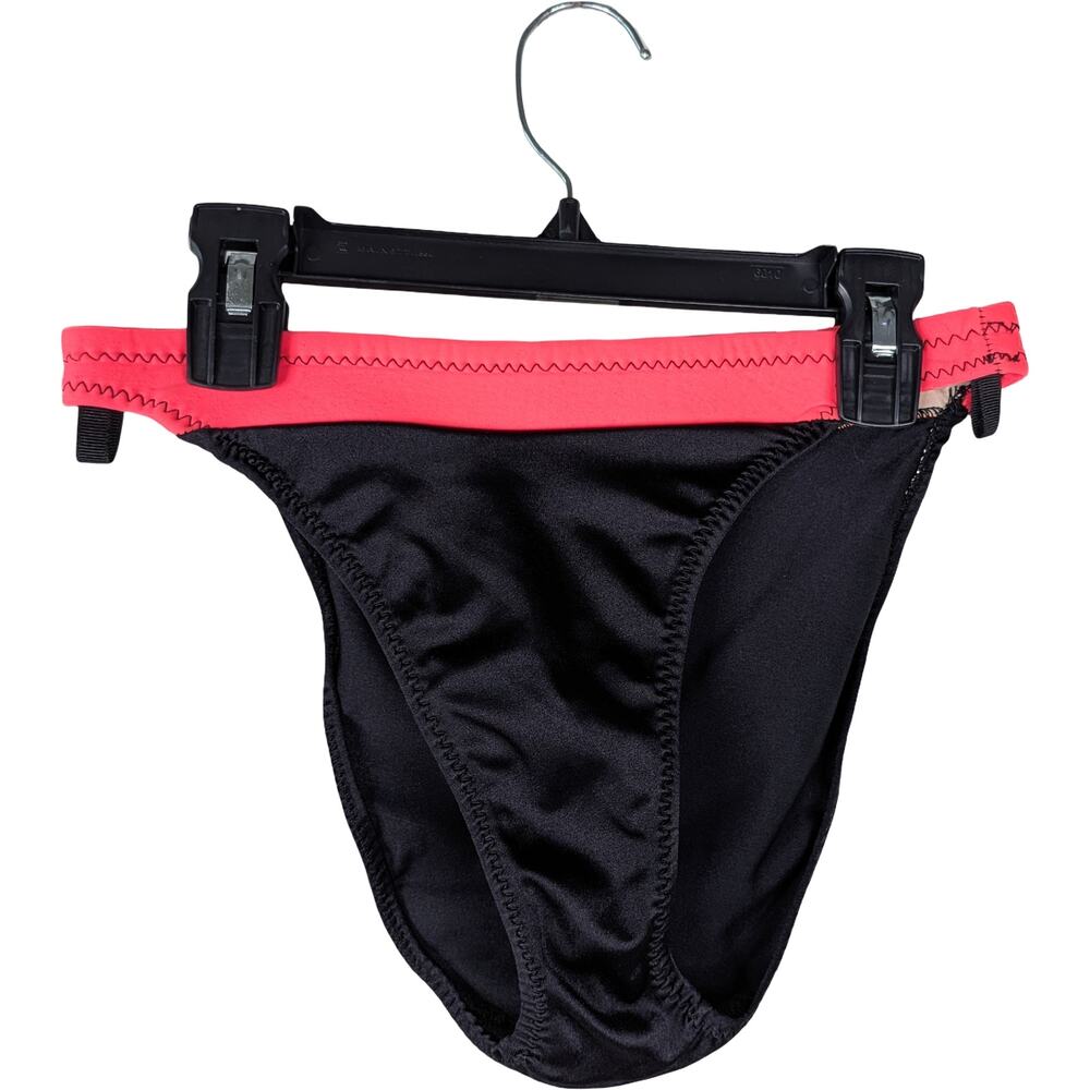 Vintage 80s Jet Pilot Neoprene Scuba Bikini Set High Cut Surf Swimsuit Top S - Picture 10 of 13
